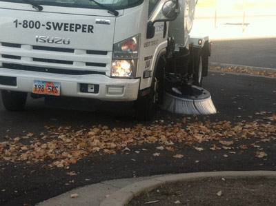 Wichita Street & Lot Power Sweeping