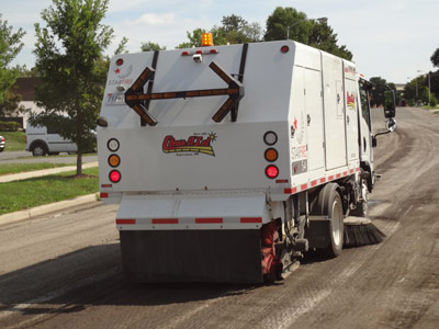 Benton Harbor Street & Lot Power Sweeping