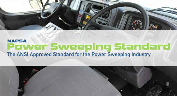 NAPSA Power Sweeping Standard Banner